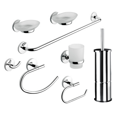 SET ACCESSORI BAGNO 8 PZ SERIE OTTO/ONE