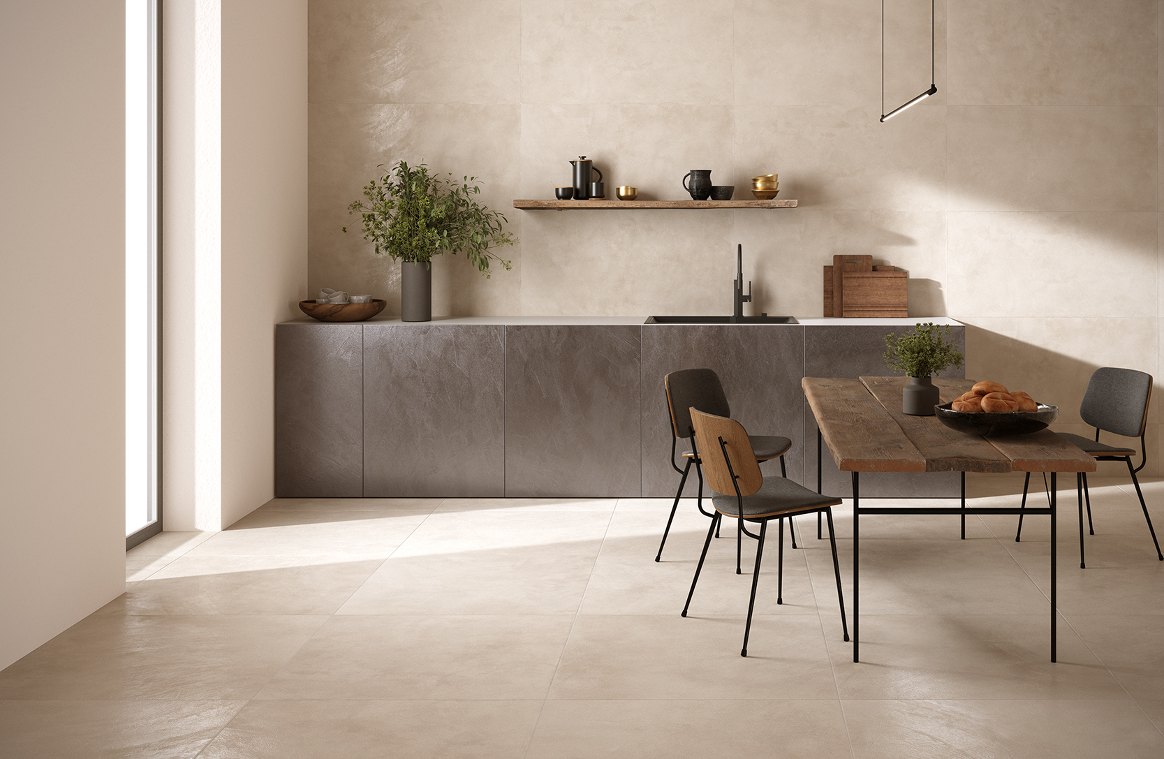 CL GREIGE RETT 60X60